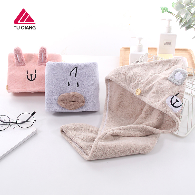 儿童卡通干发帽