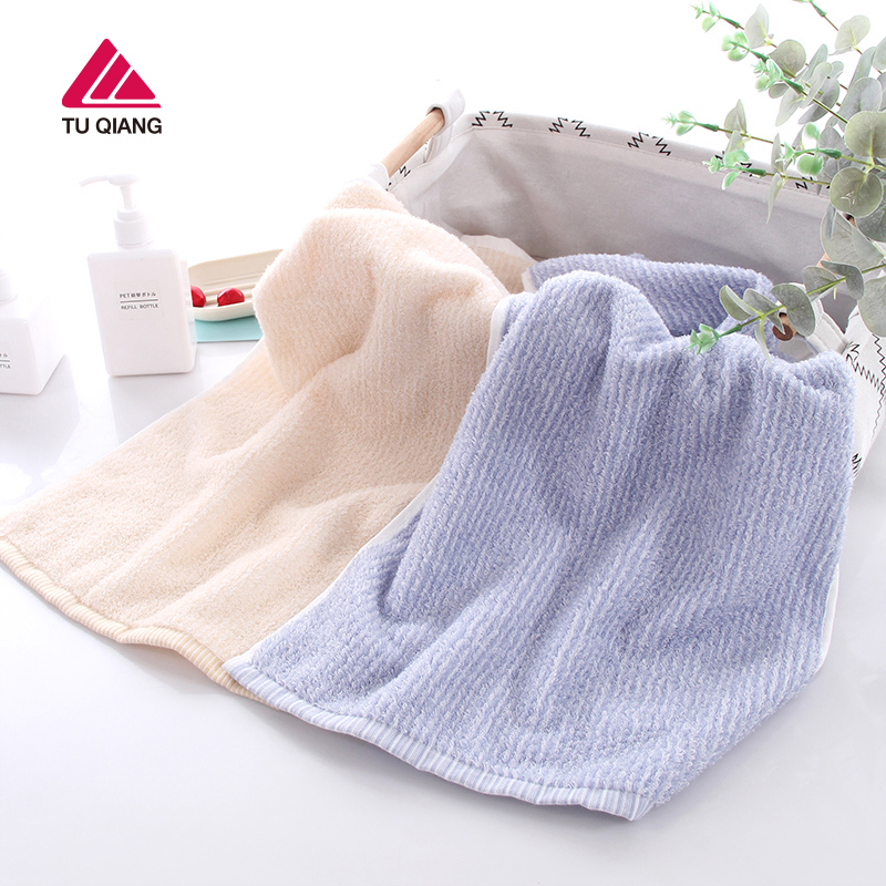 超柔纱细条毛巾